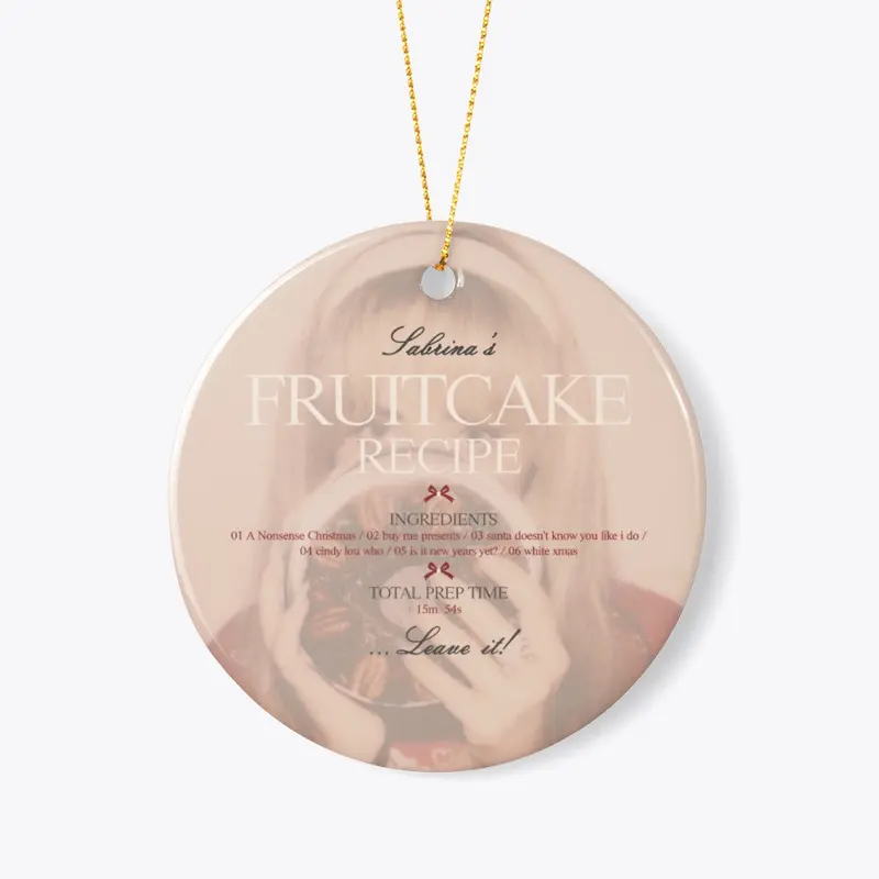 fruitcake ornament 